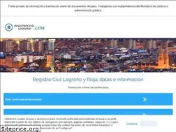 Sites similar to registrocivildelogrono.com