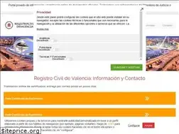 Sites similar to registrocivildevalencia.com
