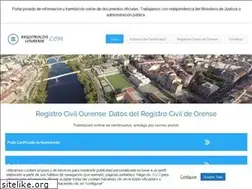 Sites similar to registrocivilourense.com