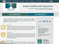 Sites similar to registrodelleopposizioni.it