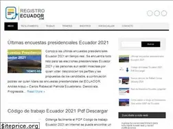 Sites similar to registroecuador.com