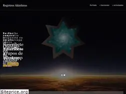 Sites similar to registrosakashicos.com
