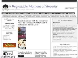 Sites similar to regrettablesincerity.com