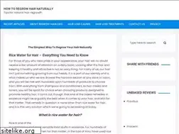 Sites similar to regrow-hair.org