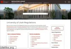 Sites similar to regulations.utah.edu