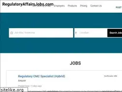 Sites similar to regulatoryaffairsjobs.com