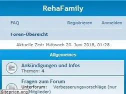 Sites similar to rehafamily.de
