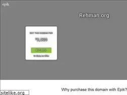 Sites similar to rehman.org