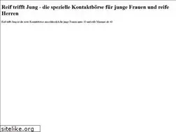 Sites similar to reif-trifft-jung.de