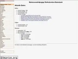 Sites similar to reifenbreiten-datenbank.de