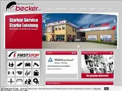 Sites similar to reifenzentrale-becker.de