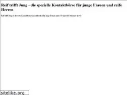 Sites similar to reiftrifftjung.de