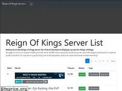 Sites similar to reign-of-kings.net