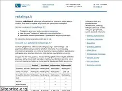 Sites similar to reikalinga.lt