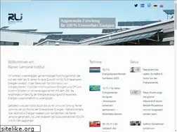 Sites similar to reiner-lemoine-institut.de