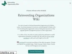 Sites similar to reinventingorganizationswiki.com
