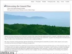 Sites similar to reinventingthegeneralplan.org
