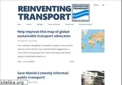 Sites similar to reinventingtransport.org