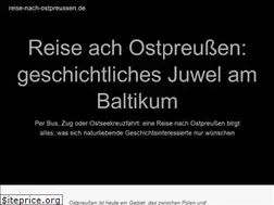 Sites similar to reise-nach-ostpreussen.de