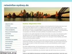 Sites similar to reiseinfos-sydney.de