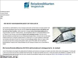 Sites similar to reisekreditkarten-vergleich.de