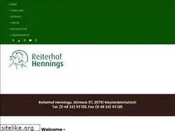 Sites similar to reiterhof-hennings.de