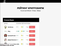 Sites similar to reiting-kriptobirzh.ru