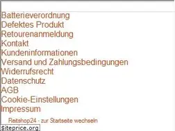 Sites similar to reitshop24.de