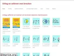 Sites similar to rekenenmetbreuken.nl
