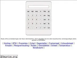 Sites similar to rekenmachine-calculator.nl