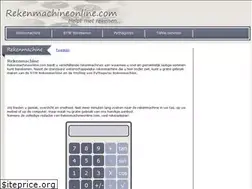 Sites similar to rekenmachineonline.com
