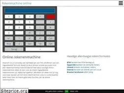 Sites similar to rekenmachineonline.nl