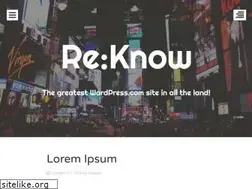Sites similar to reknow.com
