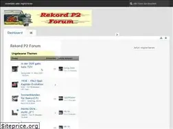 Sites similar to rekord-p2-forum.de