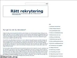 Sites similar to rekryteraratt.se