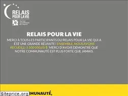 Sites similar to relaispourlavie.ca