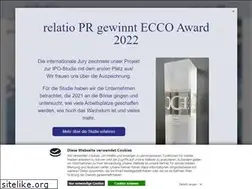 Sites similar to relatio-pr.de