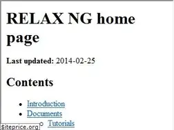 Sites similar to relaxng.org