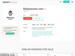 Sites similar to releasesoon.com