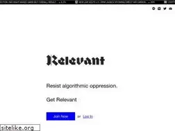 Sites similar to relevant.community