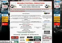 Sites similar to reliable-football-predictions.com