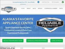 Sites similar to reliableapplianceak.com