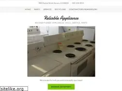 Sites similar to reliableapplianceaurora.com