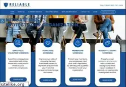 Sites similar to reliablebackgroundscreening.com