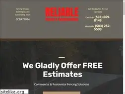 Sites similar to reliablefencecompany.com