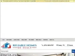 Sites similar to reliablehomesofsealy.com