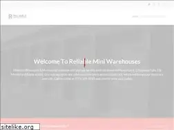Sites similar to reliableminiwarehouses.com