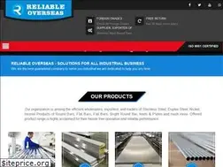 Sites similar to reliableoverseas.in