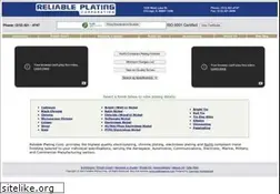 Sites similar to reliableplating.com