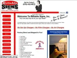 Sites similar to reliablesigns.net